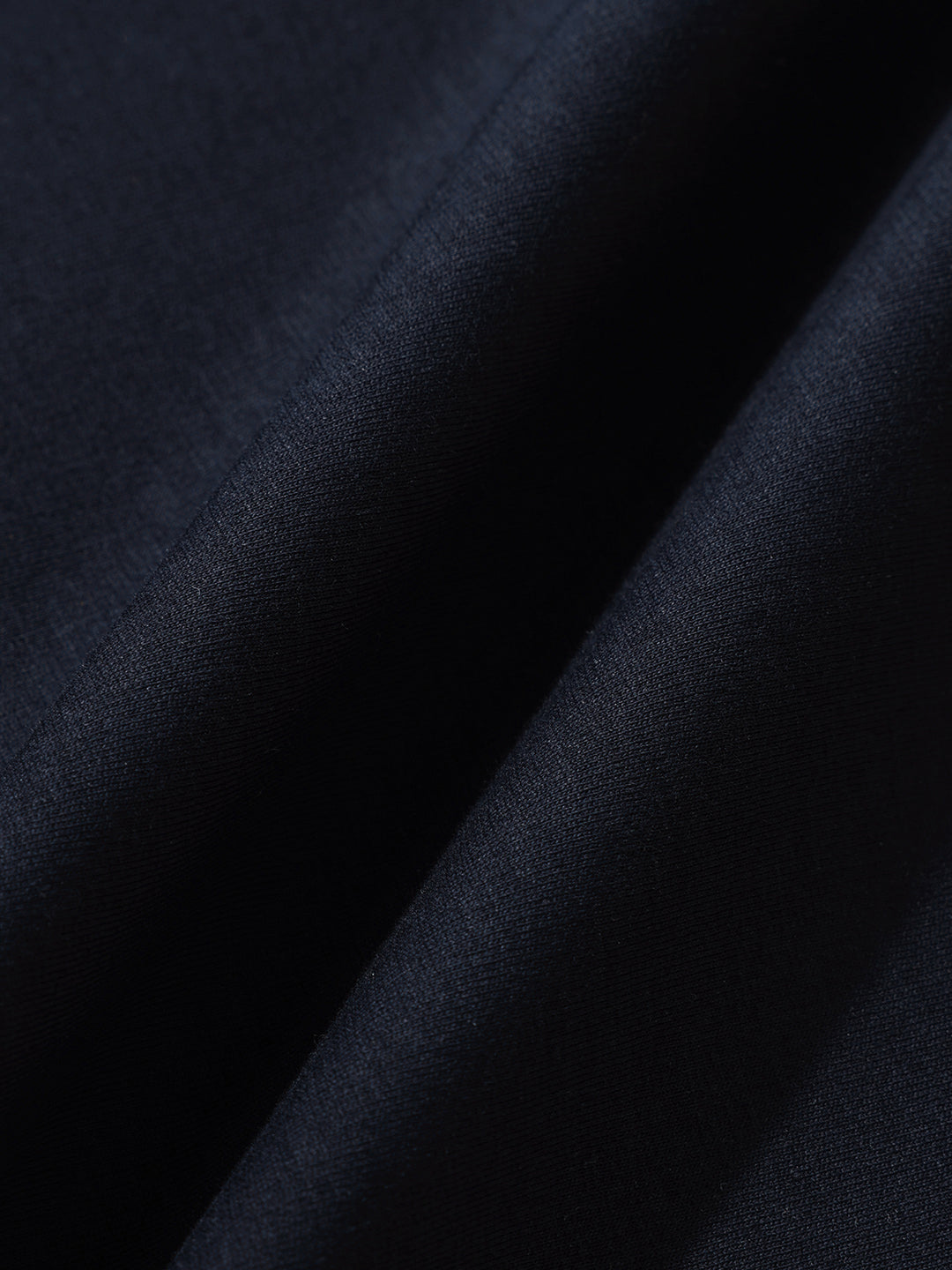 Men's Blue Relaxed Fit Embroided 240 GSM Casual T-Shirt