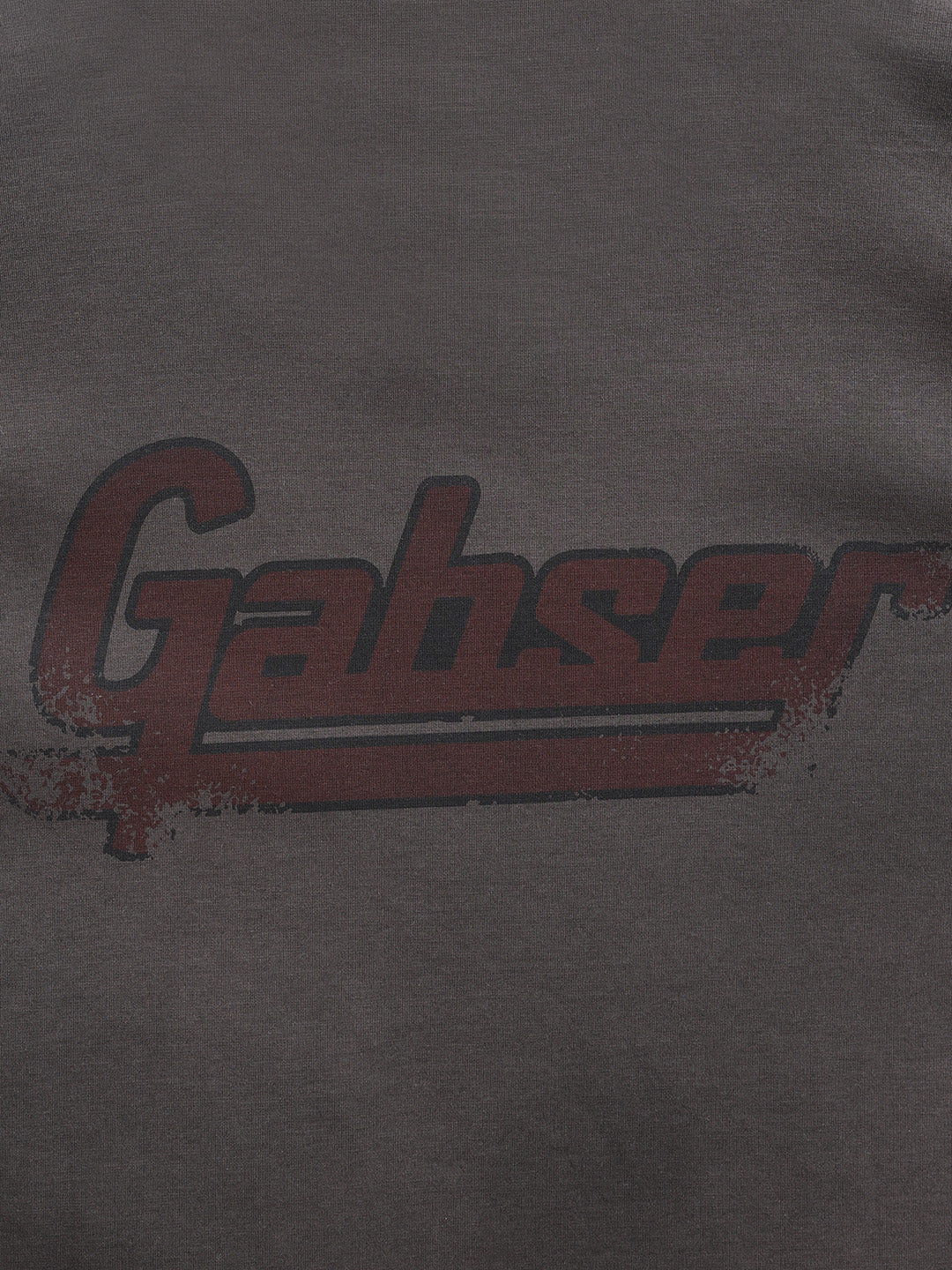 Men's Grey Relaxed Fit Graphic Printed 240 GSM Casual T-Shirt