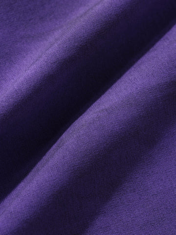 Men's Purple Relaxed Fit Graphic Printed 240 GSM Casual T-Shirt