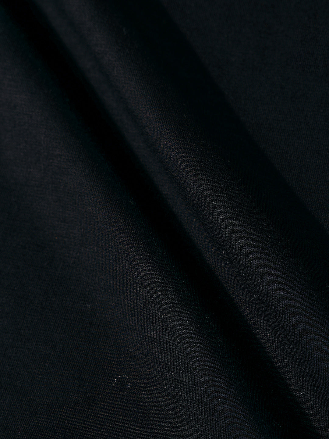 Men's Black Relaxed Fit Graphic Printed 240 GSM Casual T-Shirt