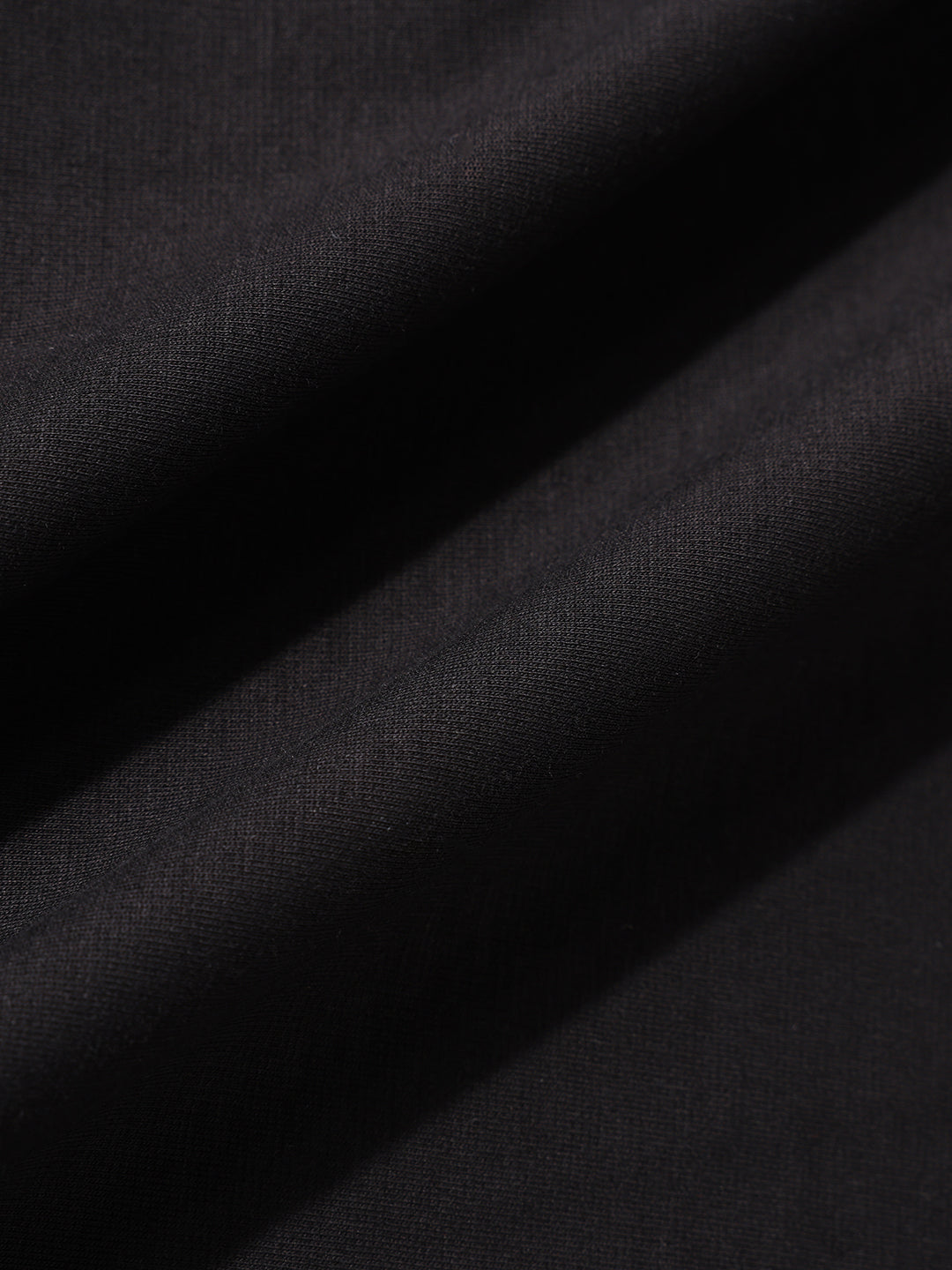 Men's Black Relaxed Fit Embroided 240 GSM Casual T-Shirt