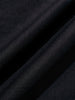 Men's Black Relaxed Fit Embroided 240 GSM Casual T-Shirt