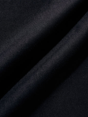 Men's Black Relaxed Fit Graphic Printed 240 GSM Casual T-Shirt