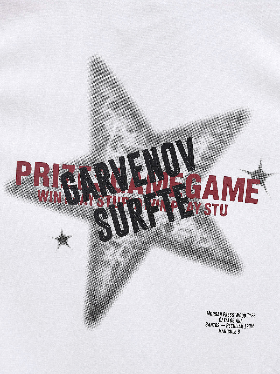 Men's White Relaxed Fit Graphic Printed 240 GSM Casual T-Shirt