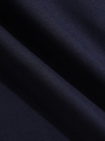 Men's Blue Relaxed Fit Graphic Printed 240 GSM Casual T-Shirt