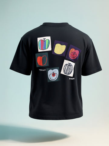 Men's Grey Relaxed Fit Embroided 240 GSM Casual T-Shirt