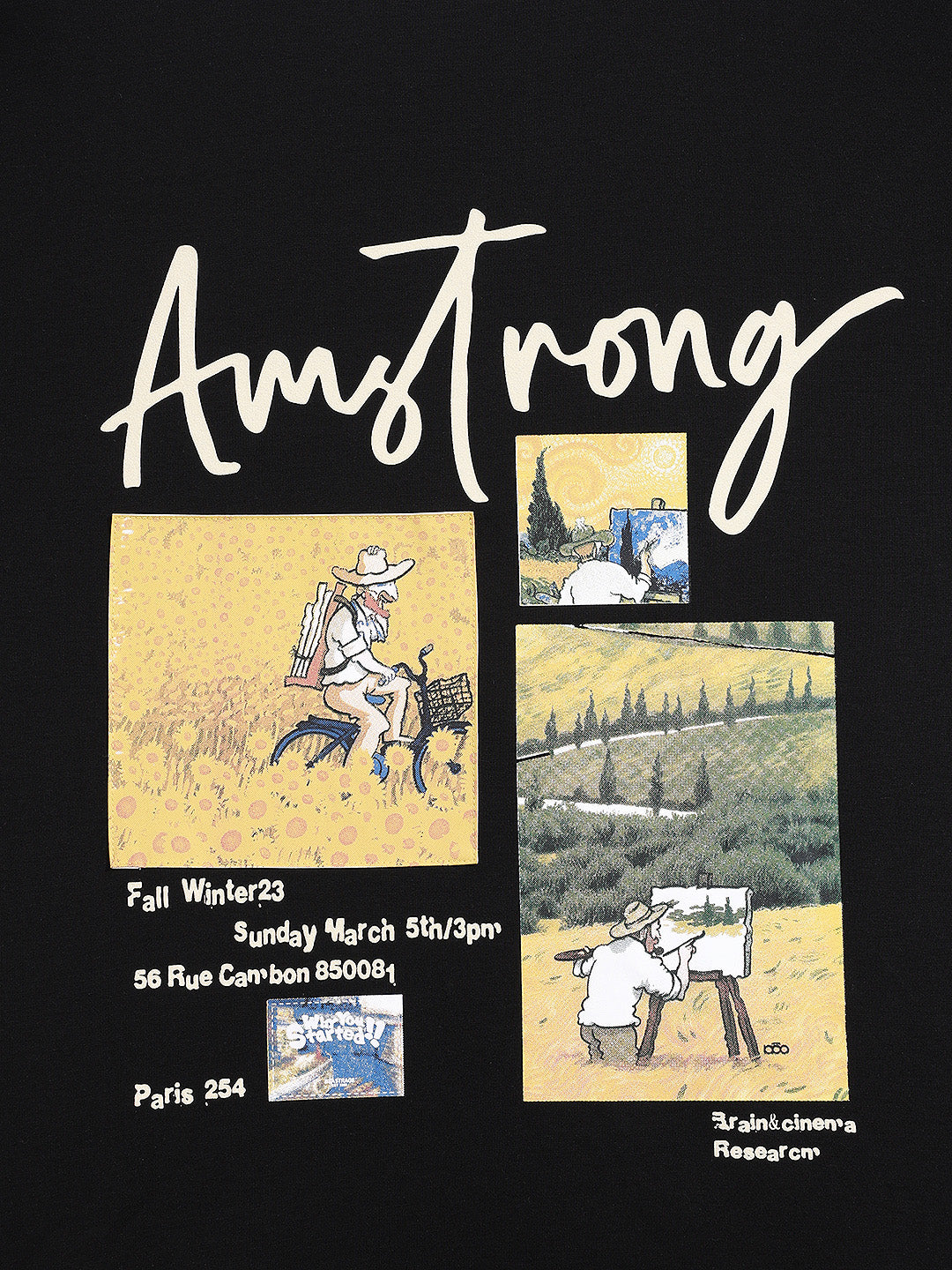 Men's Black Relaxed Fit Embroided 240 GSM Casual T-Shirt