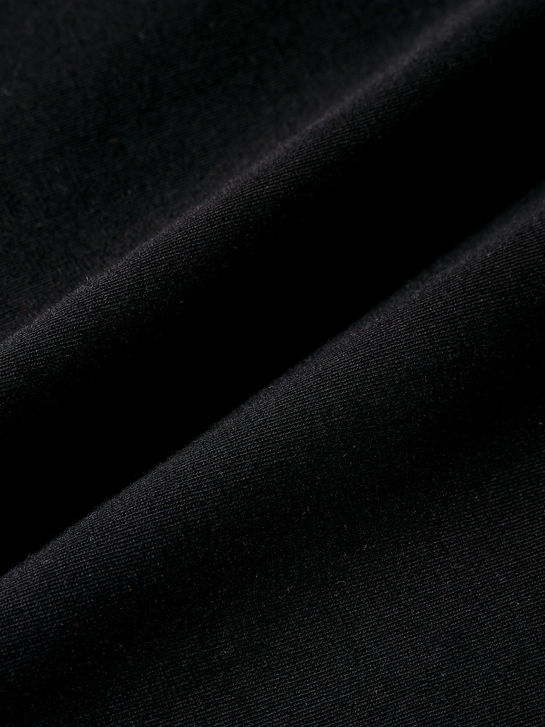 Men's Black Relaxed Fit Embroided 240 GSM Casual T-Shirt