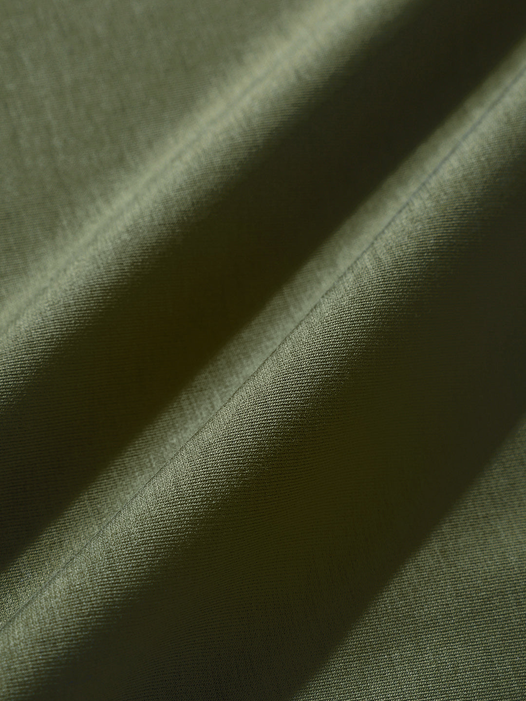 Men's Green Relaxed Fit Embroided 240 GSM Casual T-Shirt