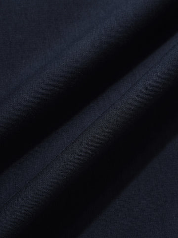 Men's Blue Relaxed Fit Embroided 240 GSM Casual T-Shirt