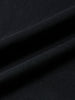 Men's Black Relaxed Fit Embroided 240 GSM Casual T-Shirt