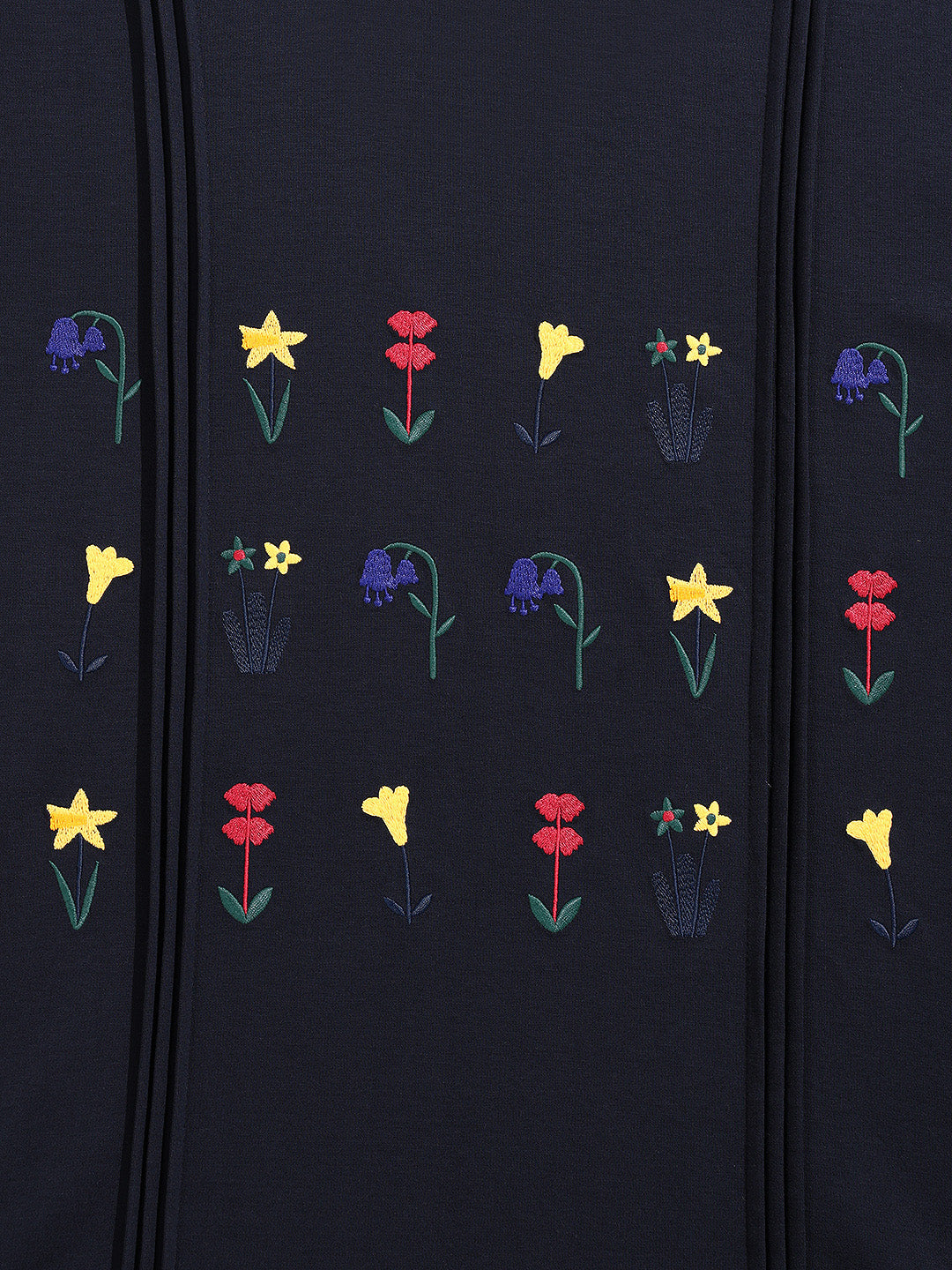 Men's Blue Relaxed Fit Embroided 240 GSM Resort Wear T-Shirt