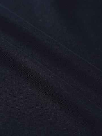 Men's Blue Relaxed Fit Embroided 240 GSM Resort Wear T-Shirt