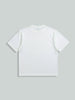 Men's White Relaxed Fit Embroided 240 GSM Resort Wear T-Shirt
