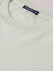 Men's Green Relaxed Fit Embroided 240 GSM Resort Wear T-Shirt