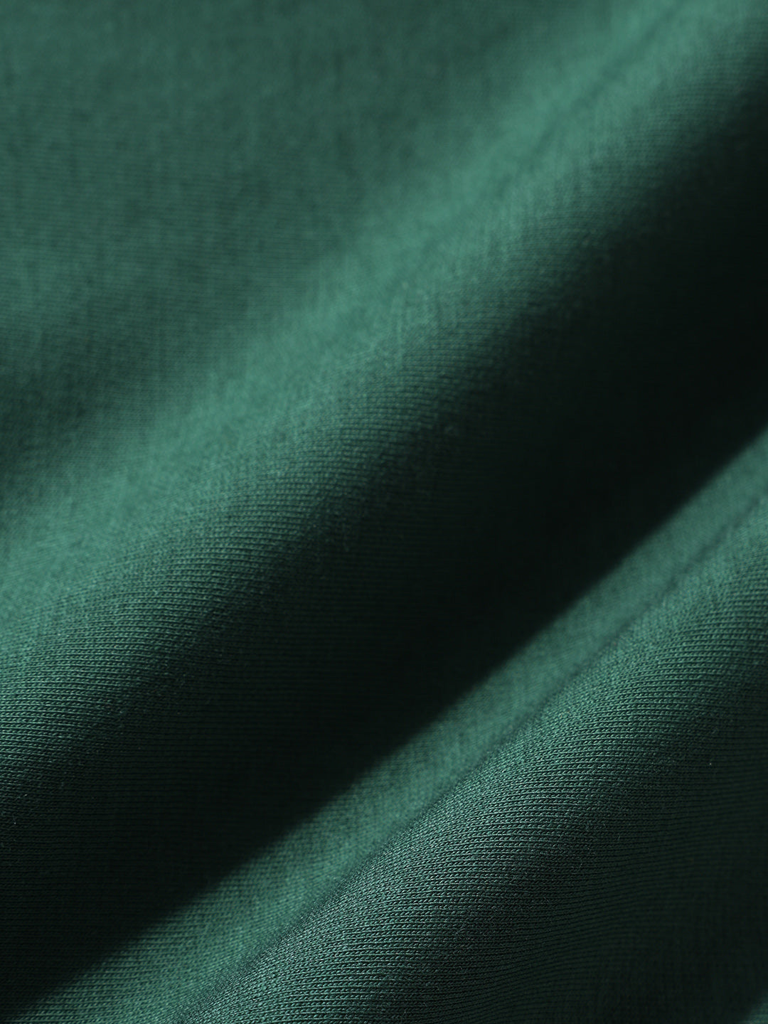 Men's Green Relaxed Fit Embroided 240 GSM Resort Wear T-Shirt