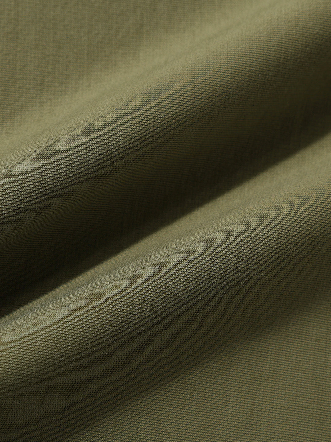 Men's Green Relaxed Fit Embroided 240 GSM Casual T-Shirt