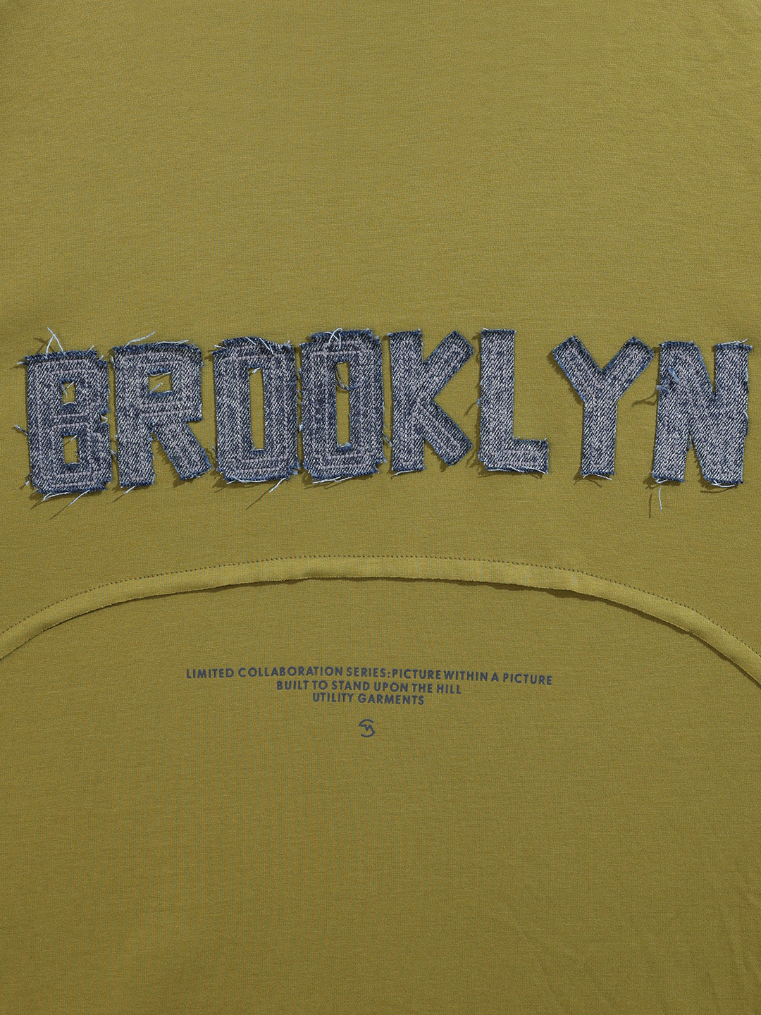 Men's Green Relaxed Fit Embroided 240 GSM Casual T-Shirt