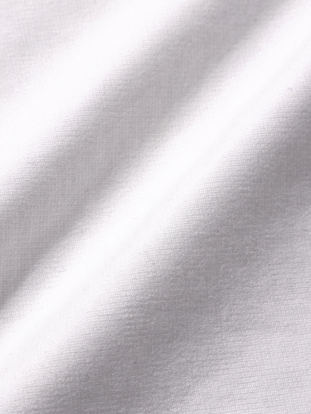 Men's White Relaxed Fit Embroided 240 GSM Casual T-Shirt