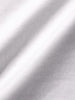 Men's White Relaxed Fit Embroided 240 GSM Casual T-Shirt