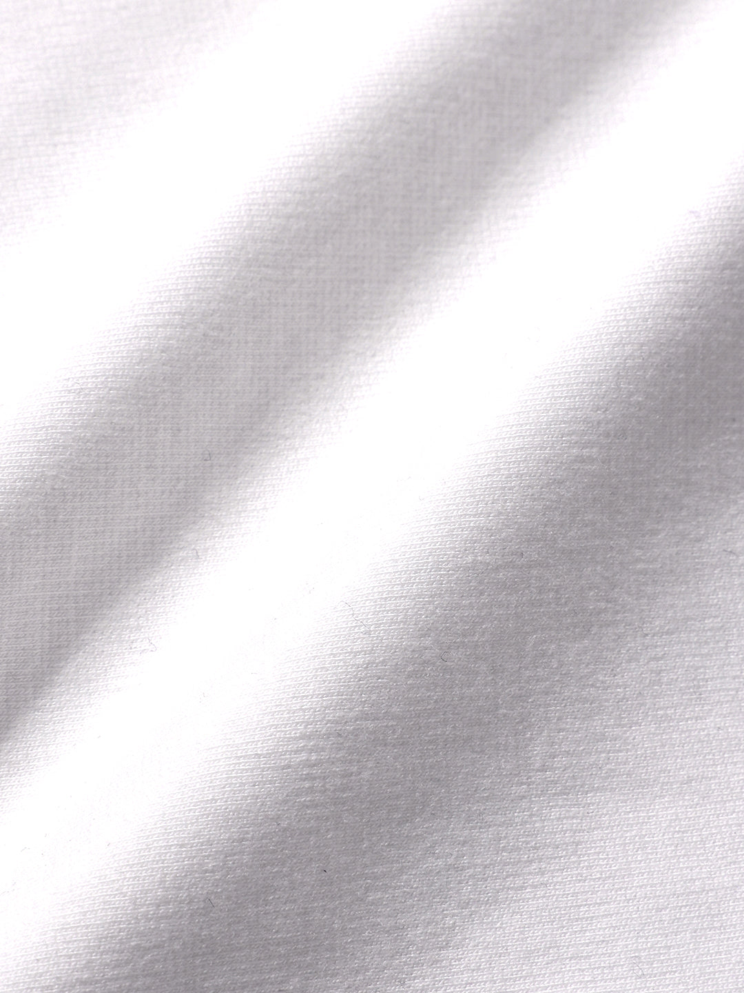 Men's White Relaxed Fit Embroided 240 GSM Casual T-Shirt