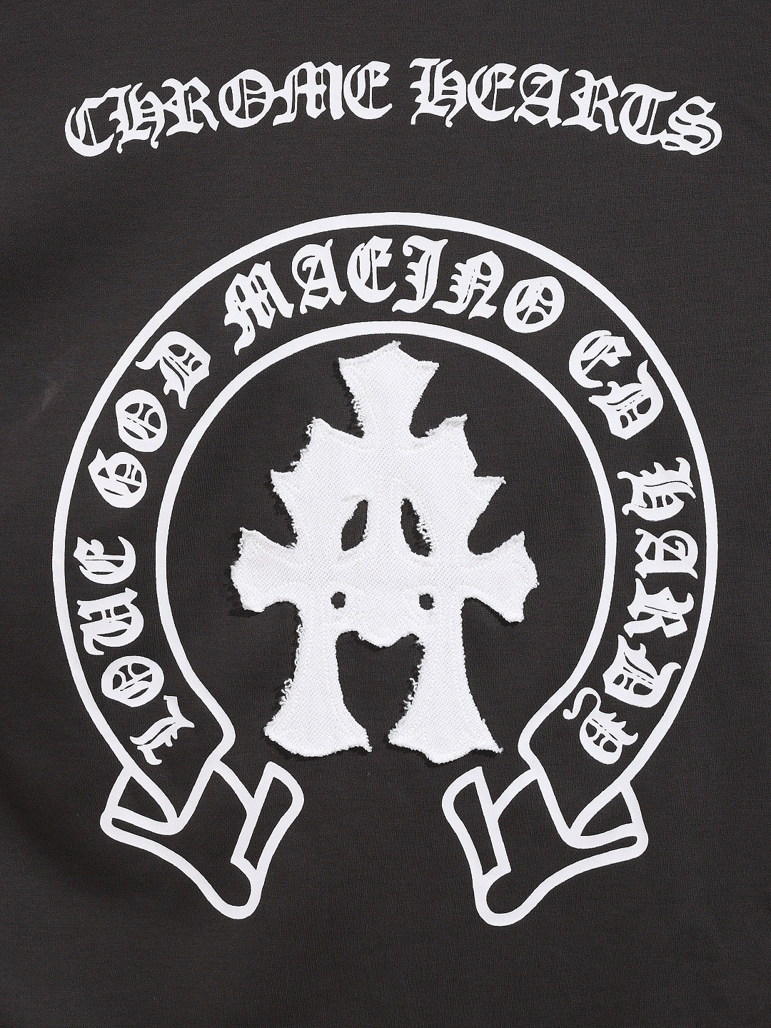 Men's Grey Relaxed Fit Embroided 240 GSM Casual T-Shirt