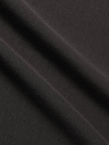 Men's Grey Relaxed Fit Embroided 240 GSM Casual T-Shirt