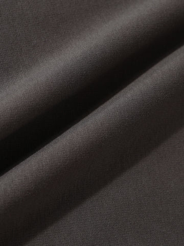 Men's Grey Relaxed Fit Embroided 240 GSM Graphic  T-Shirt