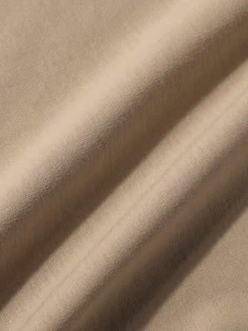 Men's Beige Relaxed Fit Embroided 240 GSM Graphic  T-Shirt