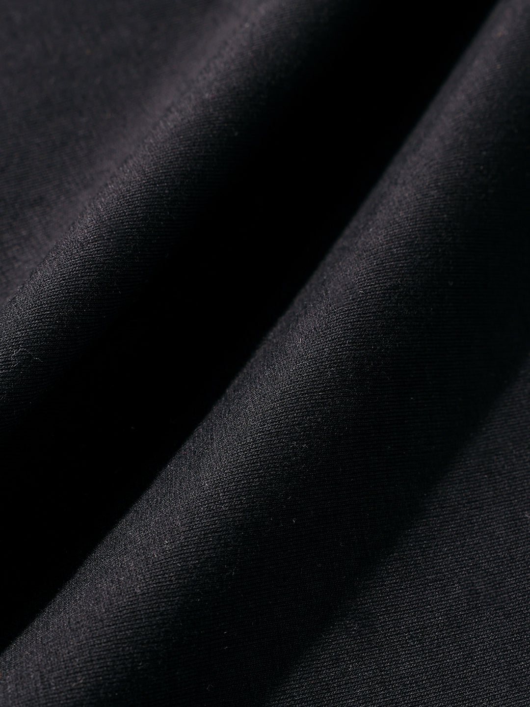 Men's Black Relaxed Fit Embroided 240 GSM Casual T-Shirt