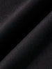 Men's Black Relaxed Fit Embroided 240 GSM Casual T-Shirt