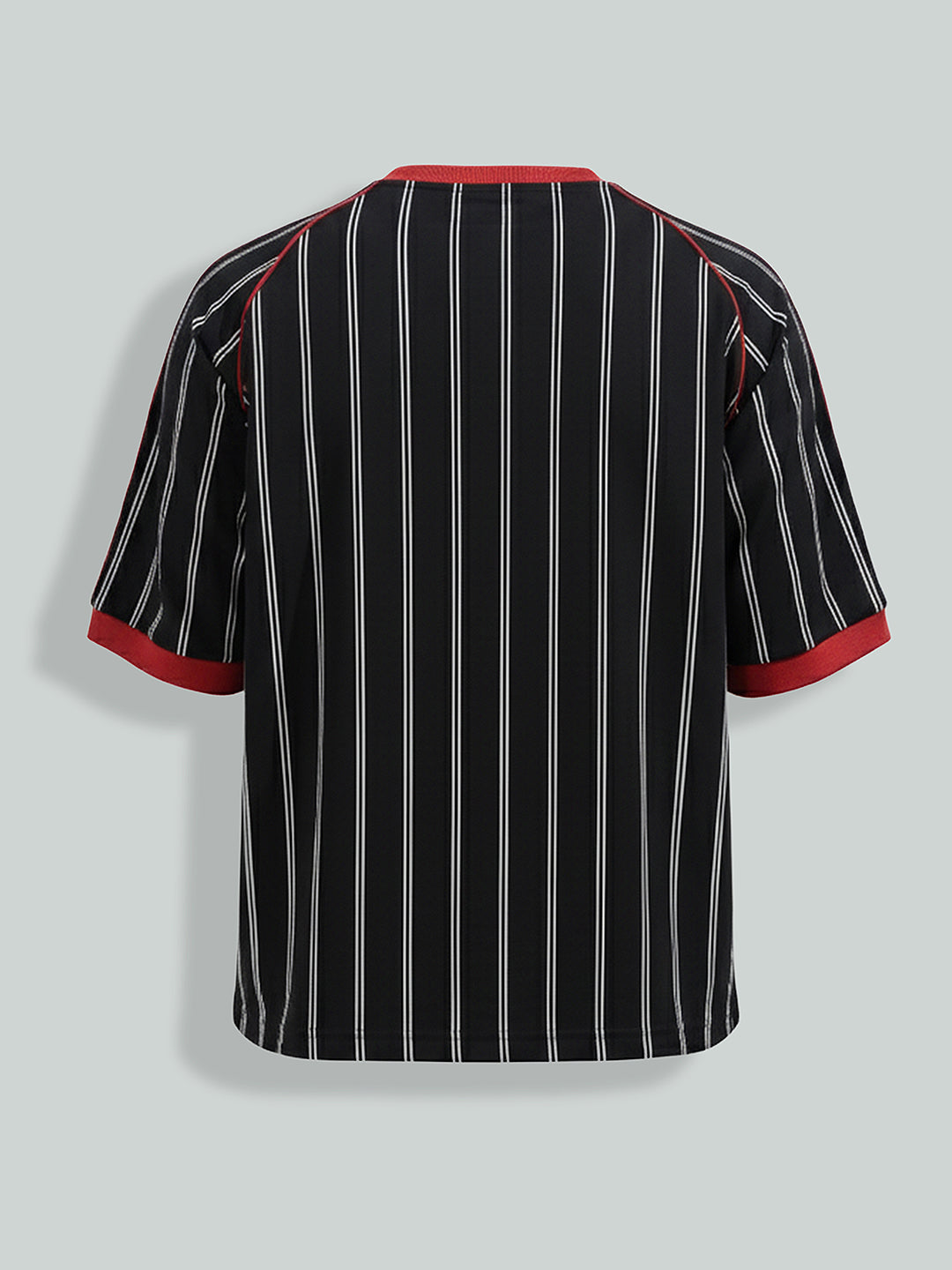 Men's Black Relaxed Fit Printed 240 GSM Sport Wear T-Shirt