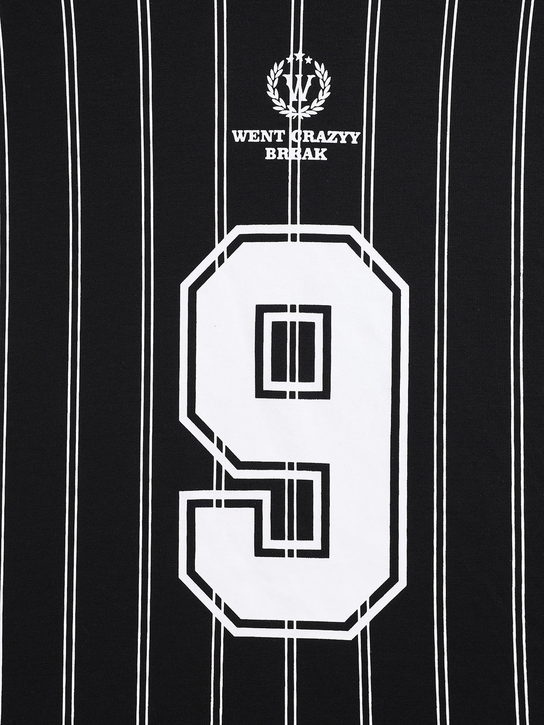 Men's Black Relaxed Fit Printed 240 GSM Sport Wear T-Shirt