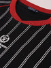 Men's Black Relaxed Fit Printed 240 GSM Sport Wear T-Shirt