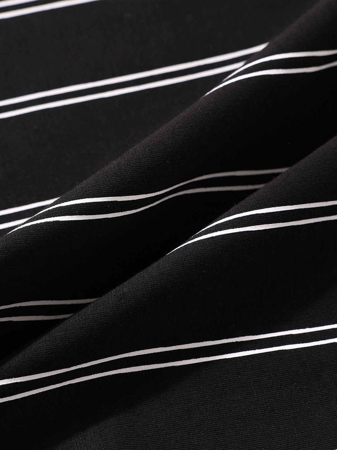 Men's Black Relaxed Fit Printed 240 GSM Sport Wear T-Shirt