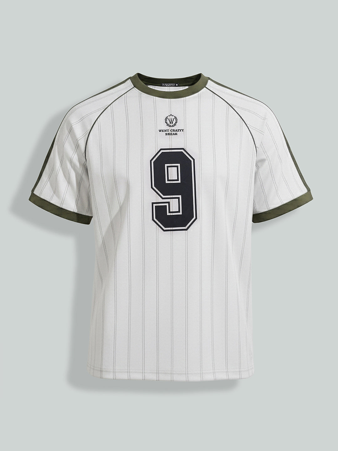 Men's Cream Relaxed Fit Printed 240 GSM Sport Wear T-Shirt