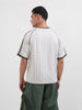 Men's Cream Relaxed Fit Printed 240 GSM Sport Wear T-Shirt