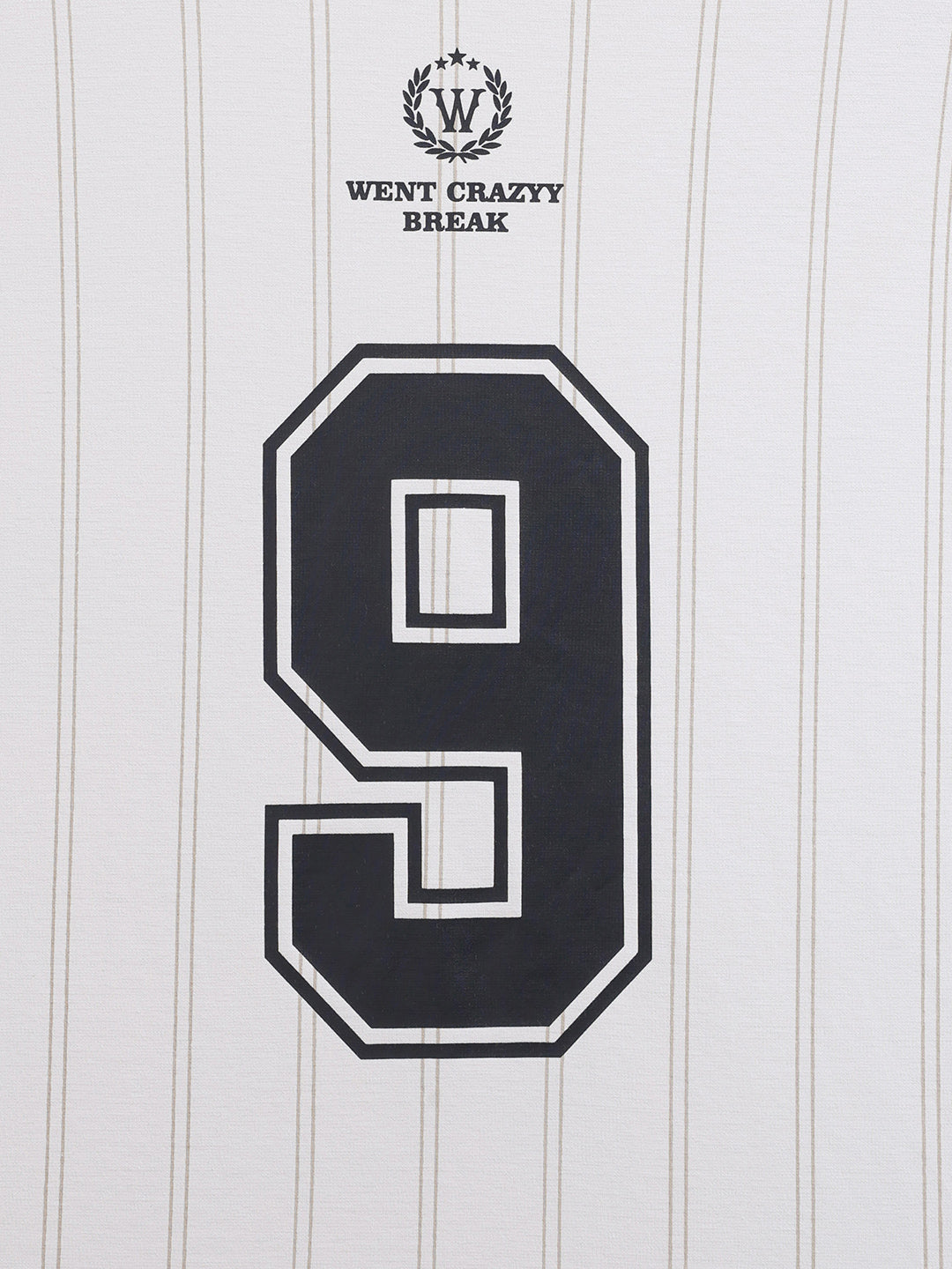 Men's Cream Relaxed Fit Printed 240 GSM Sport Wear T-Shirt