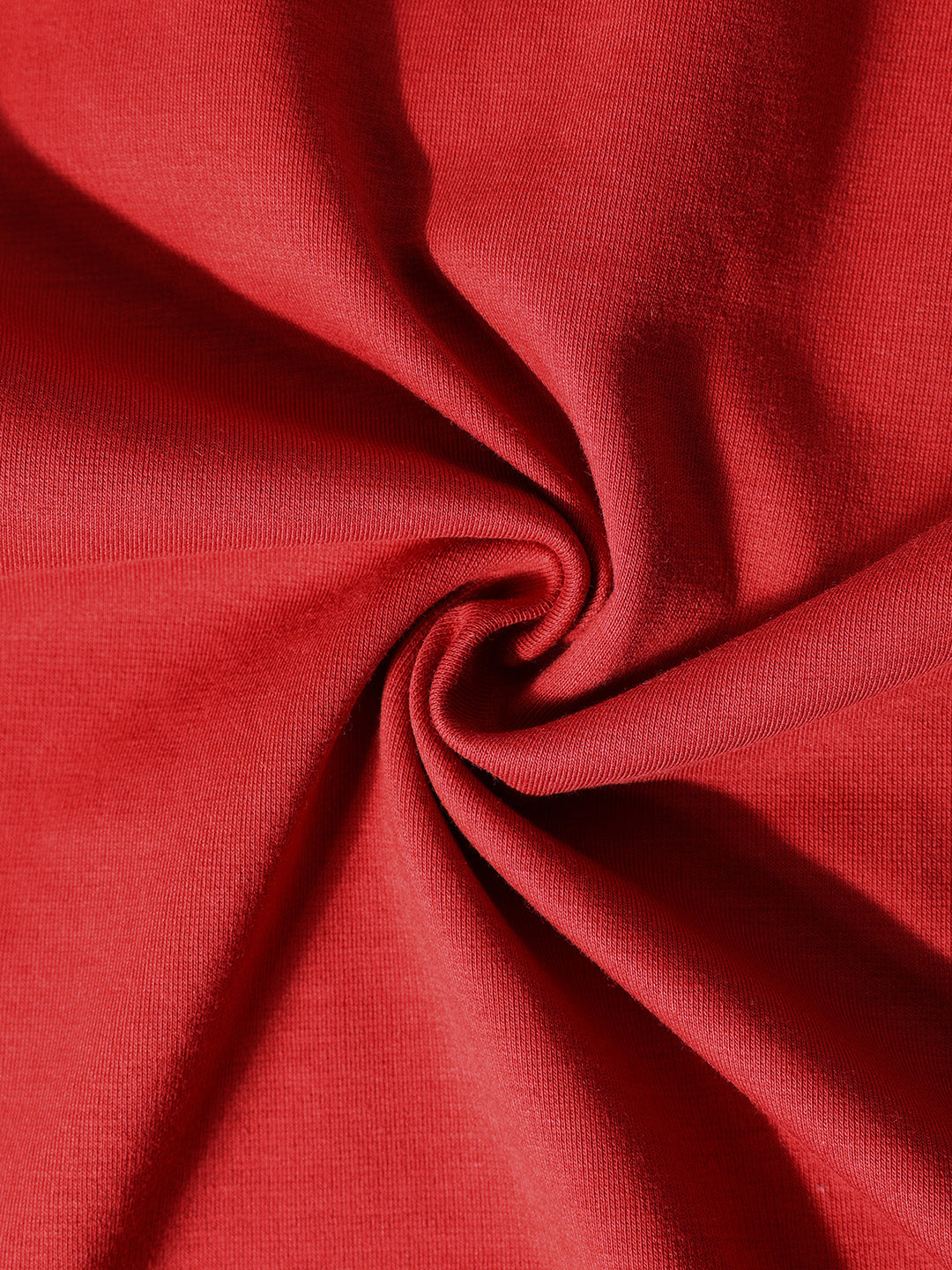 Men's Red Relaxed Fit Graphic Printed 240 GSM Sport Wear T-Shirt