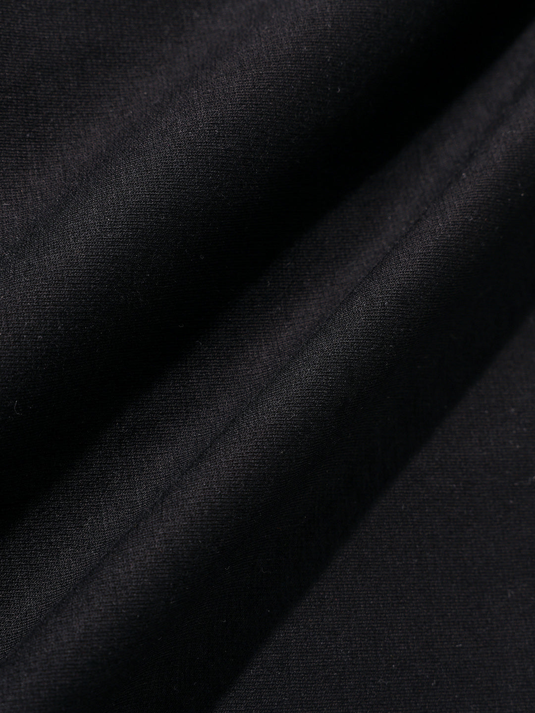 Men's Black Relaxed Fit Graphic Printed 240 GSM Sport Wear T-Shirt