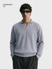 Men's Grey Oversized Fit Textured Casual T-Shirts