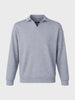 Men's Grey Oversized Fit Textured Casual T-Shirts
