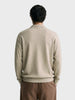 Men's Brown Oversized Fit Textured Casual T-Shirts