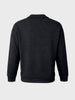 Men's Black Oversized Fit Textured Casual T-Shirts