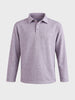 Men's Purple Relaxed Fit Textured Casual T-Shirts