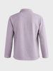 Men's Purple Relaxed Fit Textured Casual T-Shirts