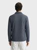 Men's Grey Relaxed Fit Textured Casual T-Shirts