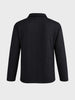 Men's Black Relaxed Fit Textured Casual T-Shirts