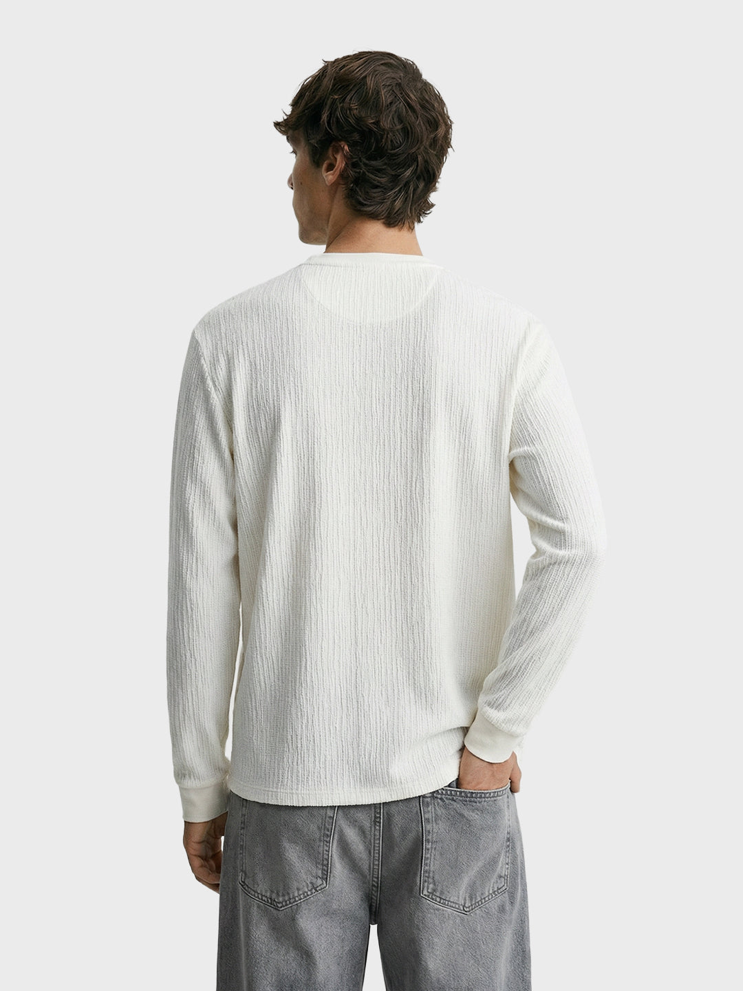 Men's White Relaxed Fit Solid Casual T-Shirts – TIGC