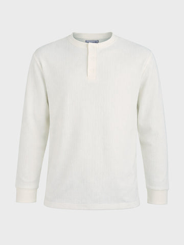 Men's White Relaxed Fit Solid Casual T-Shirts